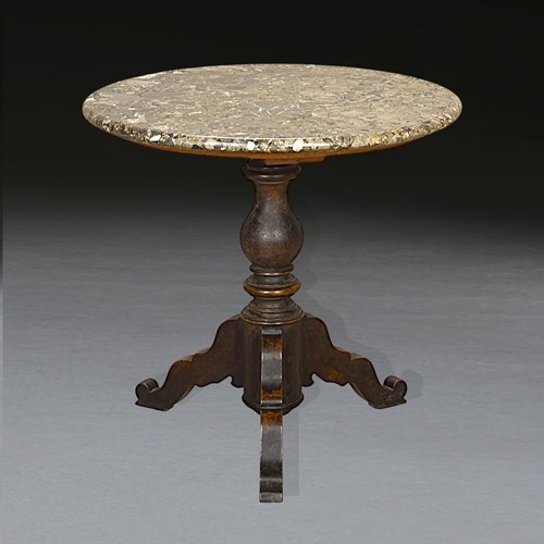 19Th Century Marble Top Centre Table