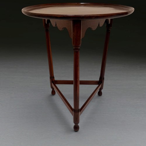 Geo III Mahogany Cricket Table