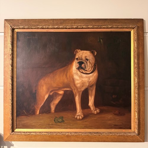 Large C19th Oil Painting 