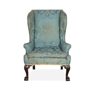 18Th Century Mahogany Wing Chair
