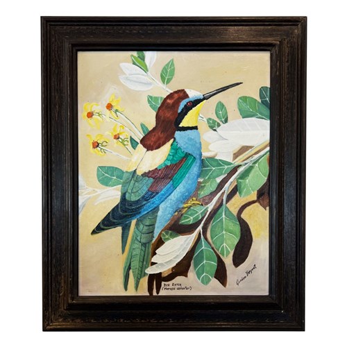 Bee Eater Oil On Board By Gordon Bryant