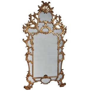 Grand Scale Carved Wood Italian Mid...