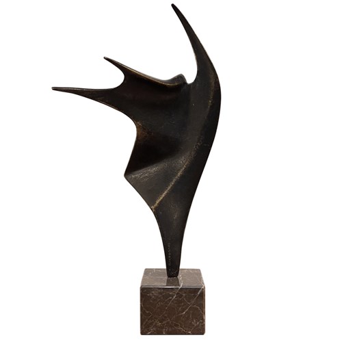 "Dancer" Bronze Sculpture, Kostas Dikefalos (B.1956) Signed