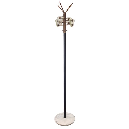 Italian Midcentury Coat & Hat Stand, In The Style Of Max Inbrand