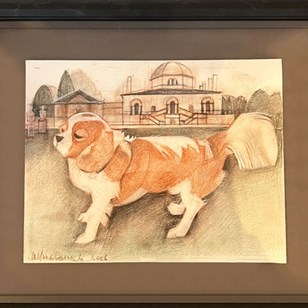 King Charles Spaniel, Signed Alfred...