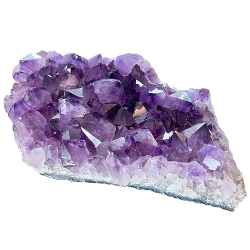 Huge Decorative Piece Of Purple Amethyst With Larger Crystals