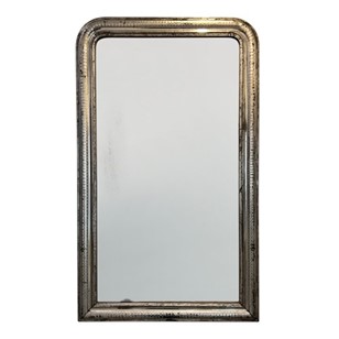 Louis Philippe Silver Leaf Mirror