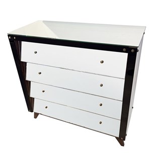 Italian 1940S Mirrored Chest Of Dra...
