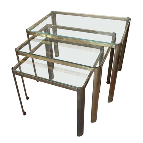 Trio Of Midcentury French Side Tables Designed By JT Lepelletier