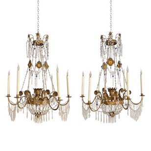 Pair Of Italian 1960S Decorative Ch...