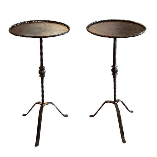 Pair Of Midcentury Design Decorative Martini Tables