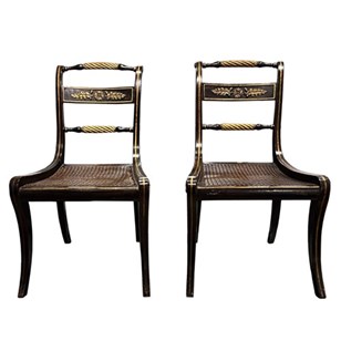 Pair Of Regency Wood & Parcel-Gilt ...