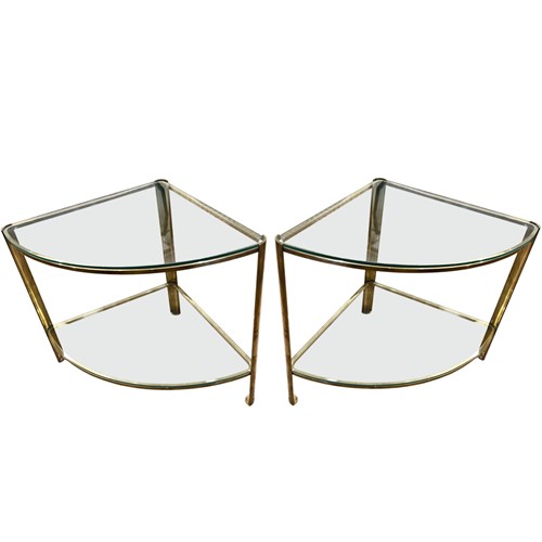 Pair Midcentury Side Tables Designed By Jacques Théophile Lepelletier