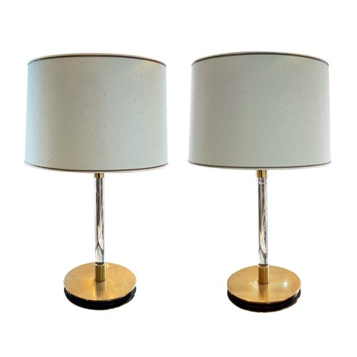 Large Pair Of Spanish Midcentury Table Lamps