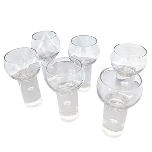 Set Of Six Wine Glasses, Italian 1960S