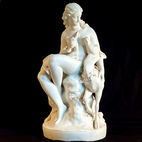 Parian Ware Figural Group By Charles Bell Birch 