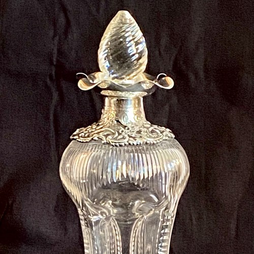 Decanter With Silver Trim, London 1893