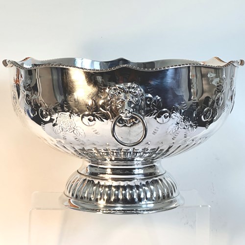 Silver Plated Punch Bowl