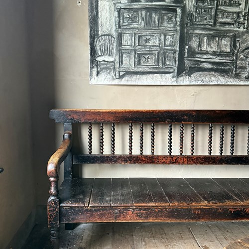 Lakeland County Large Bobbin Bench