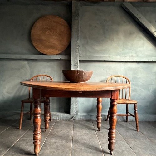 Unusual Apple Wood Table 