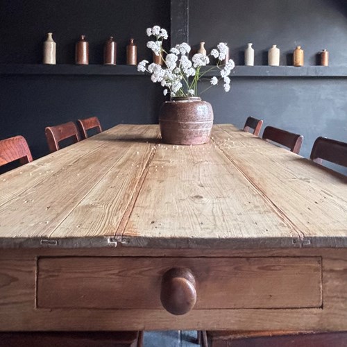 Georgian Srubbed Pine Table 