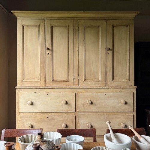 Pine Housekeeping Cupboard 