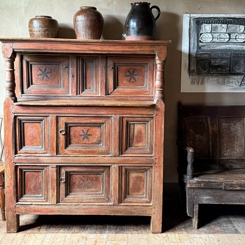 17 Th C English Cupboard 