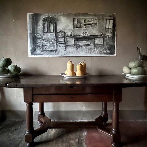 17Th C Oak Ships Table