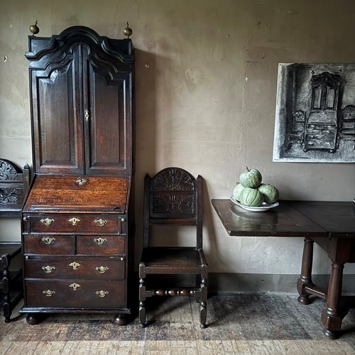 William And Mary Sweet Bureau Bookcase