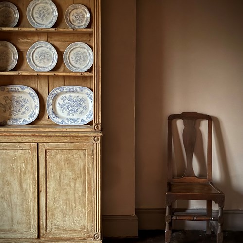 Regency English Pine Bookcase/Dresser