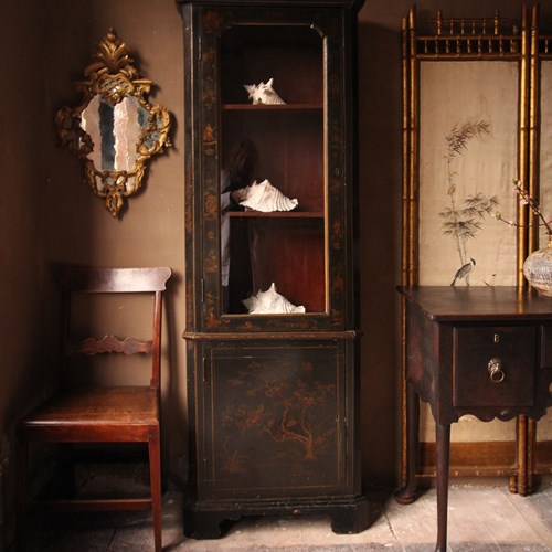 Pair Of 18Th C Chinoiserie Curiosity Cabinets