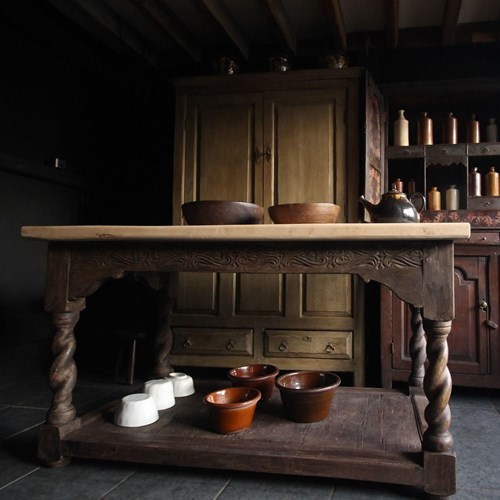 17Th C And Later Prep Table