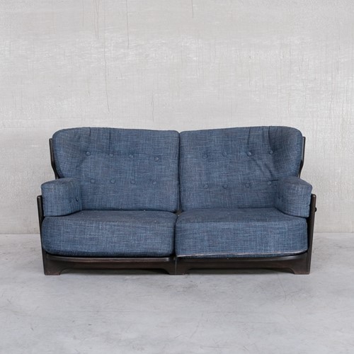 Guillerme et Chamrbon Oak Mid-Century 'Denis' Sofa