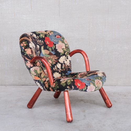 Mid-Century Original Danish Clam Chair