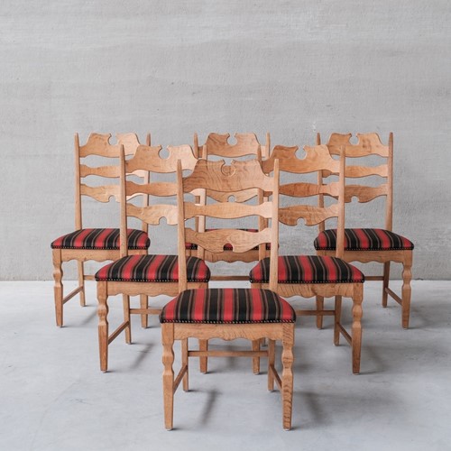 Henning Kjaernulf Oak Mid-Century Dining Chairs