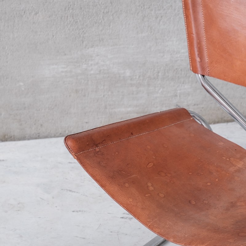 Erik Magnussen “Z-Down” Mid-Century Leather & Steel Lounge Chair-joseph-berry-interiors-dscf3988-main-638046320602792385.JPG