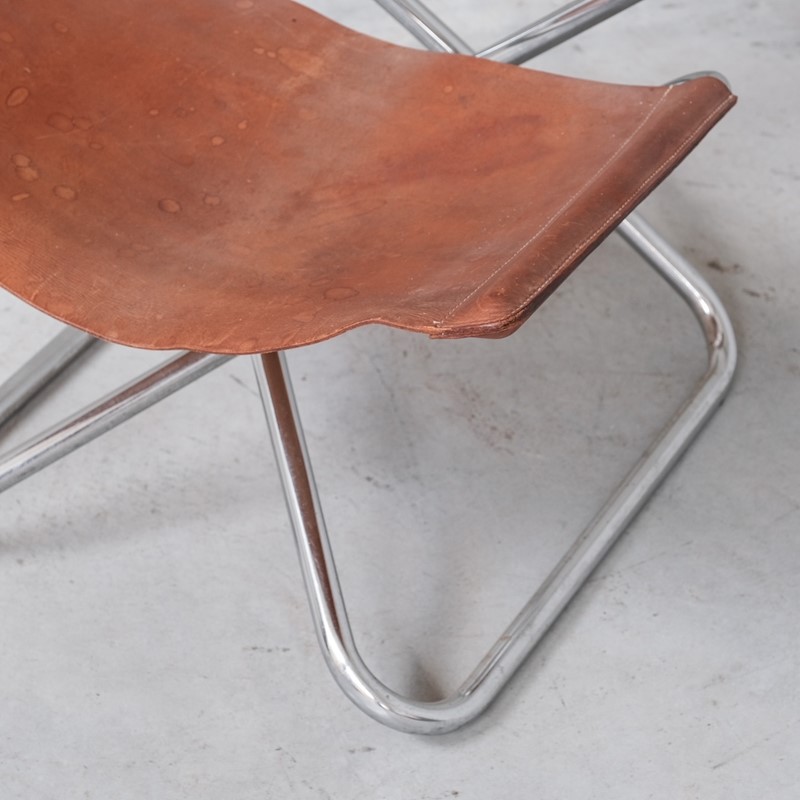 Erik Magnussen “Z-Down” Mid-Century Leather & Steel Lounge Chair-joseph-berry-interiors-dscf3990-main-638046320615135861.JPG