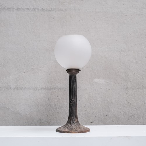 Metal And Opaque Glass Mid-Century Table Lamps (15 Available)