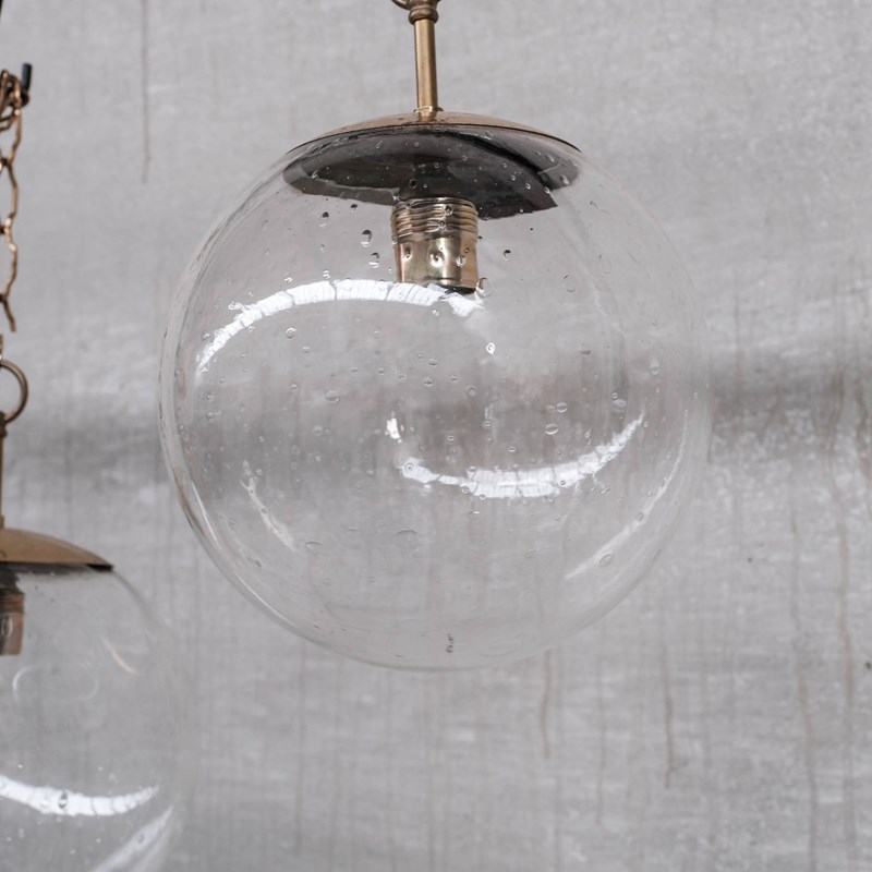 Brass And Bubble Glass Mid-Century Pendants (3 Available)-joseph-berry-interiors-dscf8151-main-638090314608112389.JPG