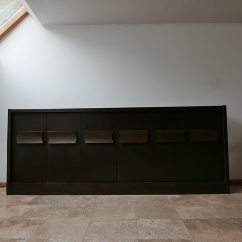 Large Brutalist Mid-Century Belgium Credenza