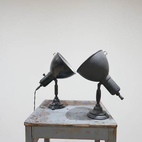 Antique German Uplighter's Or Spot Lamps By Kamden