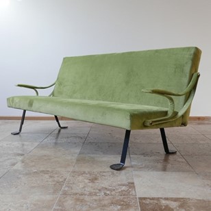 Rare Ignazio Gardella Digamma Sofa