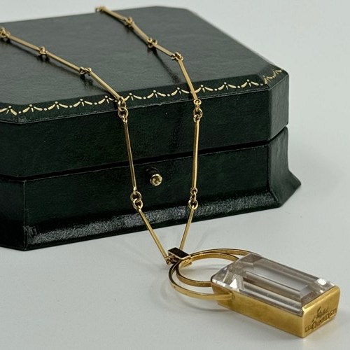 18K Gold Pendant By Stigbert, Sweden 1969