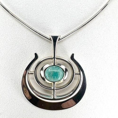 Silver Bjørn Sigurd Østern Neckring And Pendant