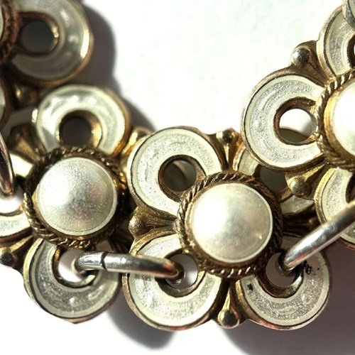 Vintage Flower Necklace Willy Winnaess For David Andersen