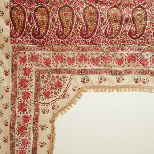 Kalamkari Portière Persian Early 20th Century