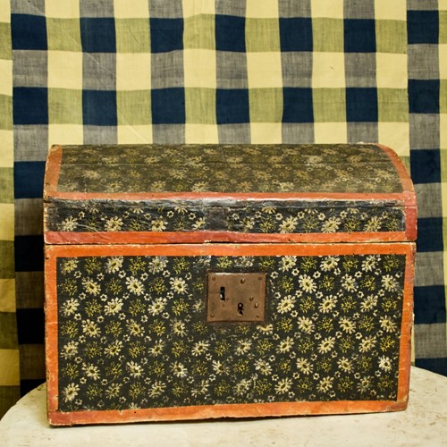 Papier Peinte Box French Early 19Th Century