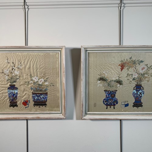 Chinese Silk Paintings