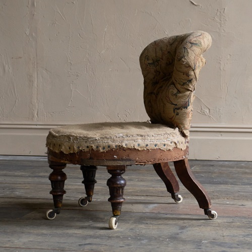 A Five-Legged Victorian Bedroom Chair