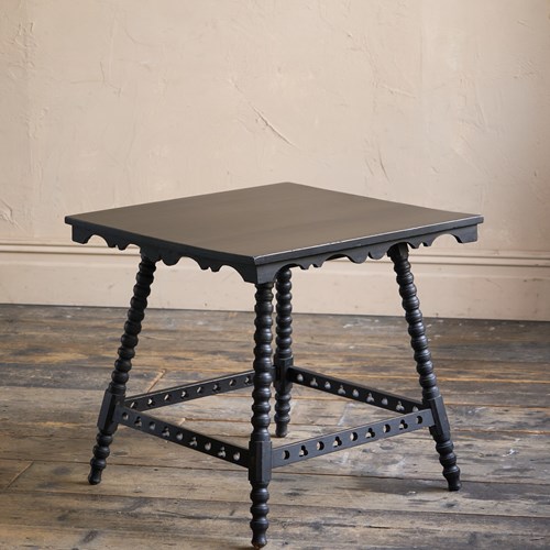 An Aesthetic Movement Square Centre Table